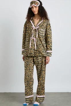antonella pj set- leopard