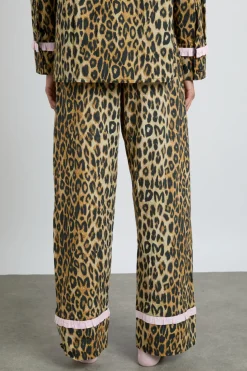 antonella pj set- leopard