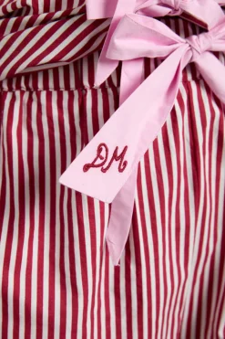 antonella pj set- red stripe