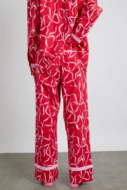 antonia pj set- red bows