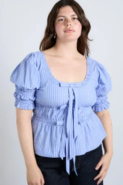 bianca blouse - blue