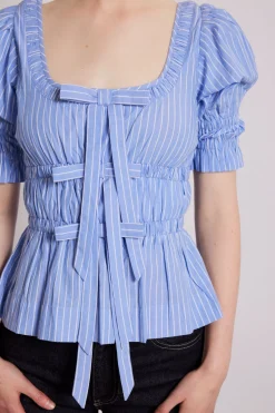 bianca blouse - blue