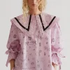 candice blouse - in symbols print