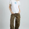 cargo jeans - leopard