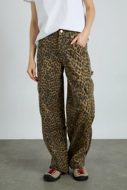 cargo jeans - leopard