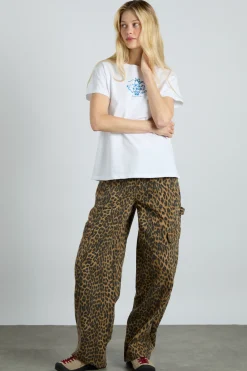 cargo jeans - leopard