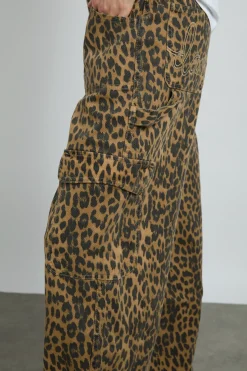 cargo jeans - leopard