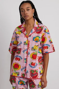chlo shirt - fruit labels