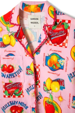 chlo shirt - fruit labels