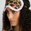 damson pj eye mask - leopard