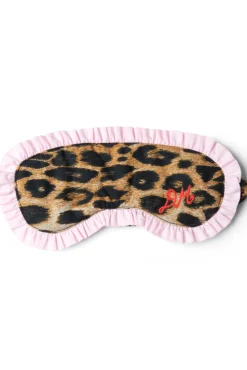 damson pj eye mask - leopard