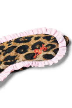 damson pj eye mask - leopard