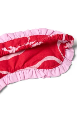 damson pj eye mask - red bows