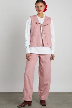 dion jean - pink stripe