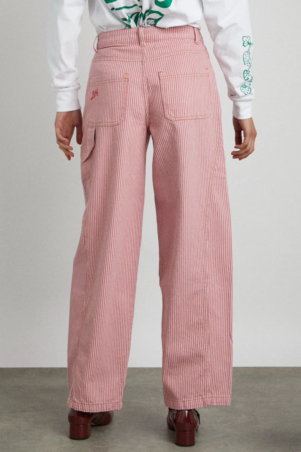 dion jean - pink stripe