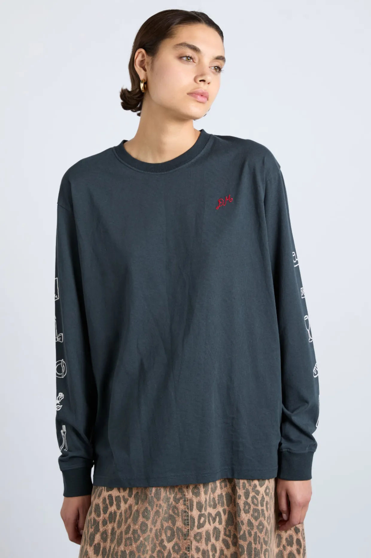 dm dinner party long sleeve tee