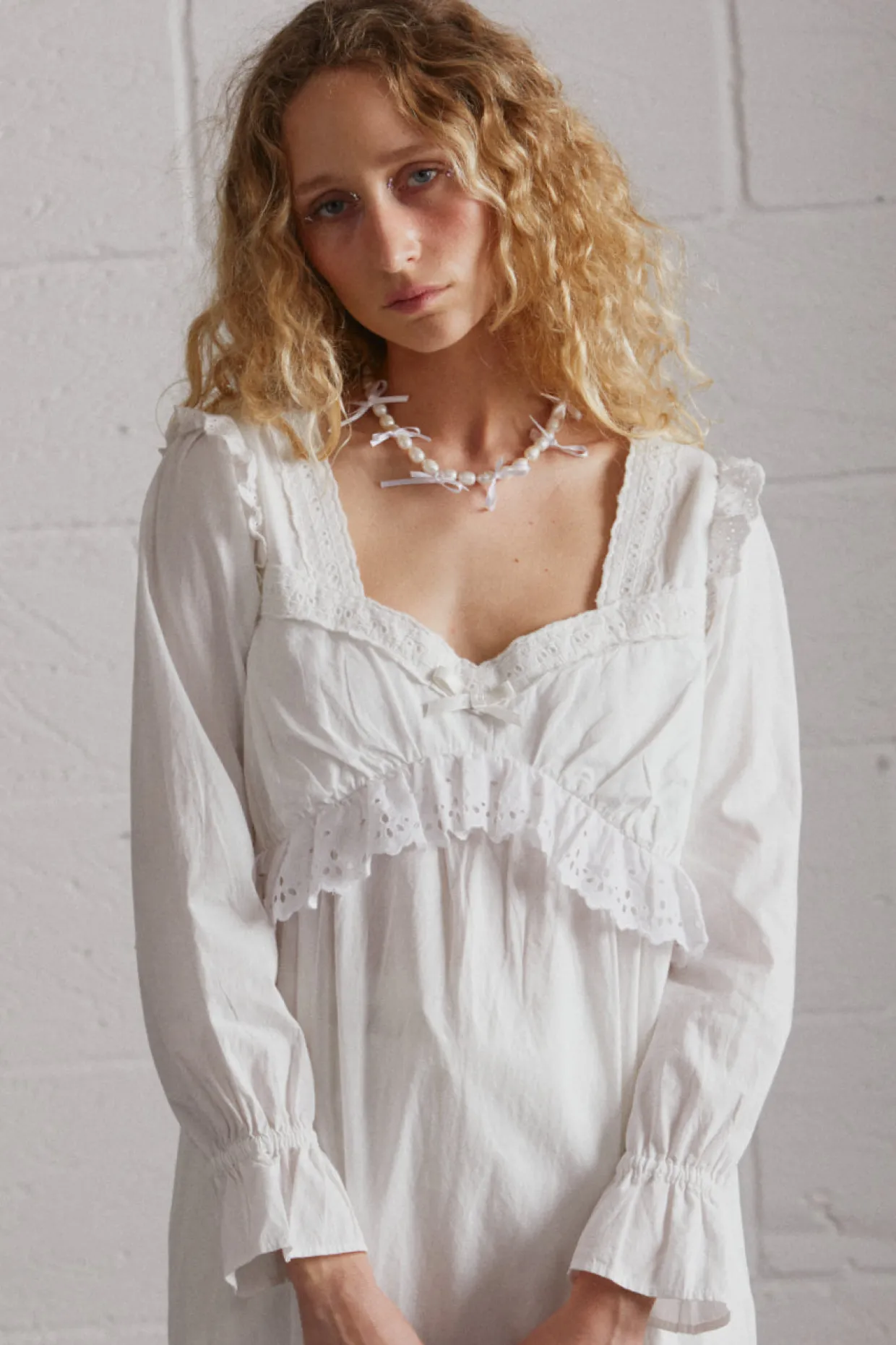 edith vintage midi - white