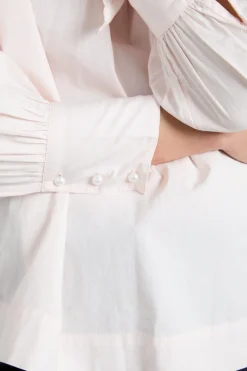 embroidered candy blouse - pink