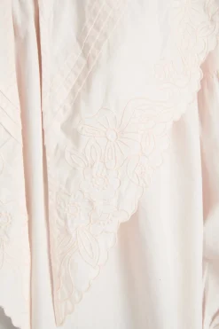 embroidered candy blouse - pink