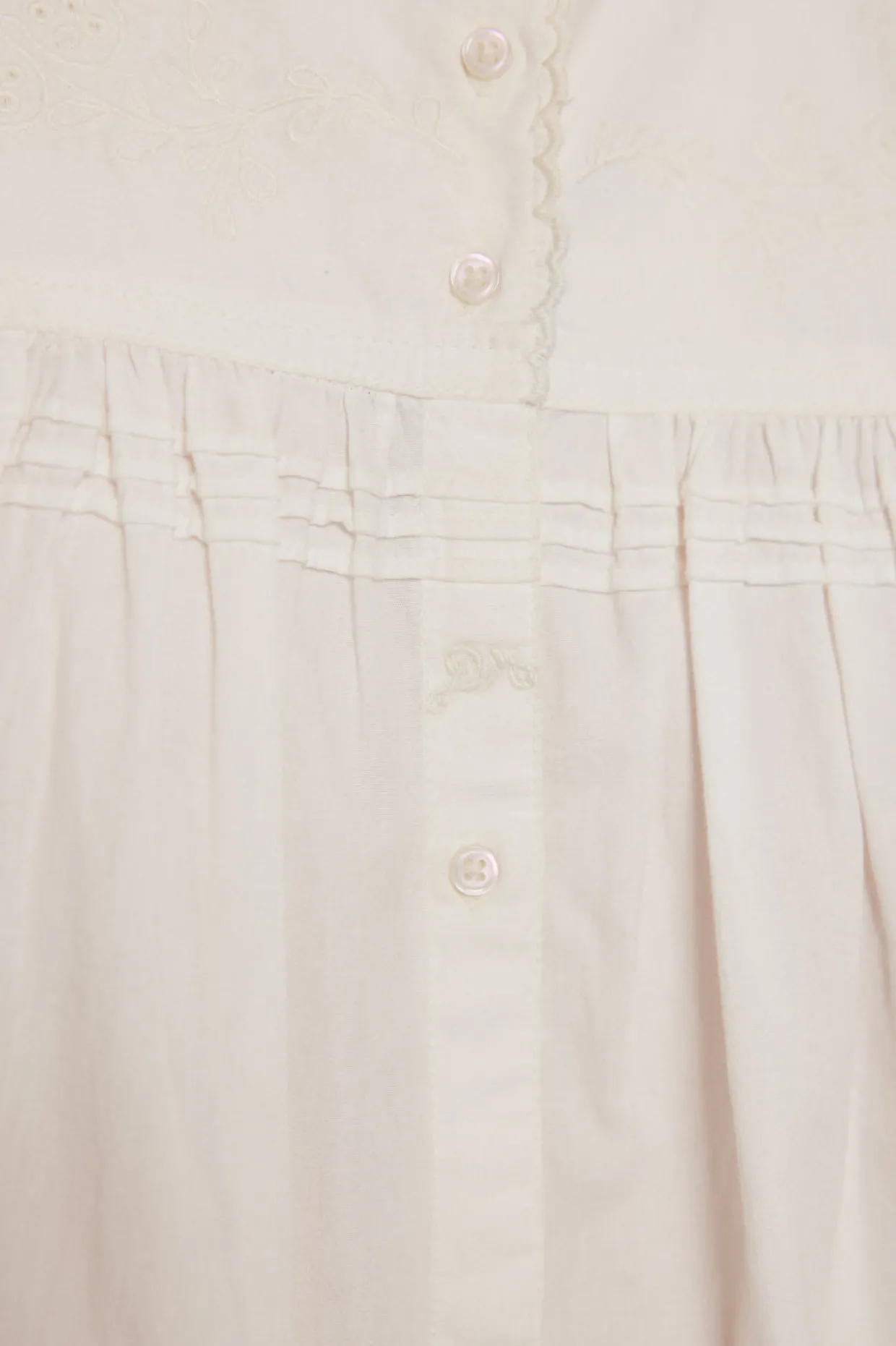 embroidered genevieve mini dress