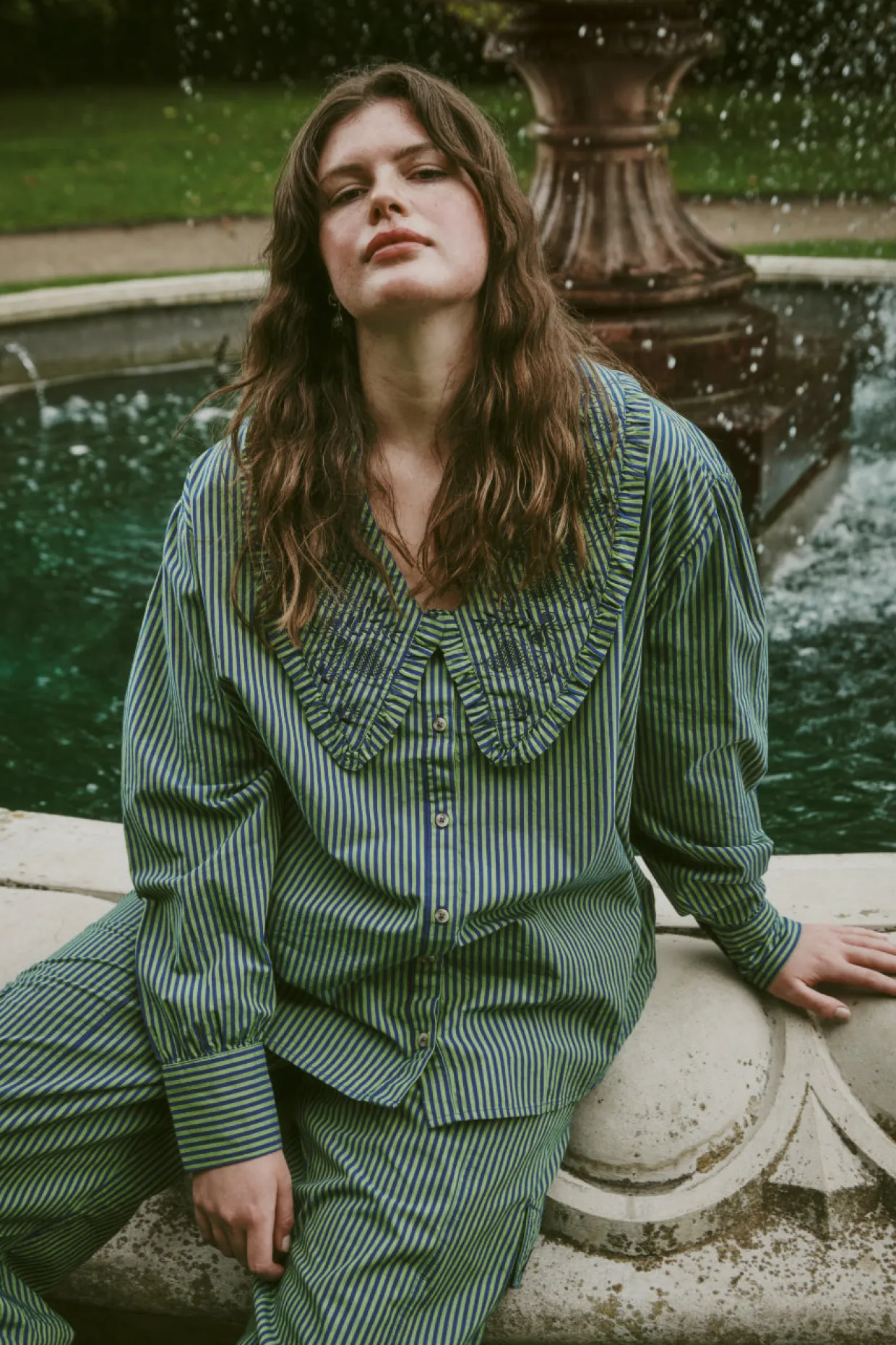 fontaine blouse - stripe