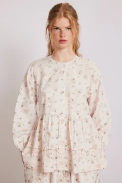 gretchen blouse - vintage ditsy