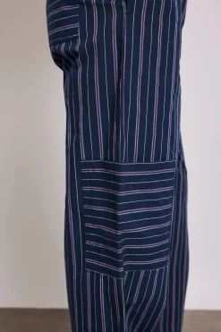 harrison trousers - navy stripe