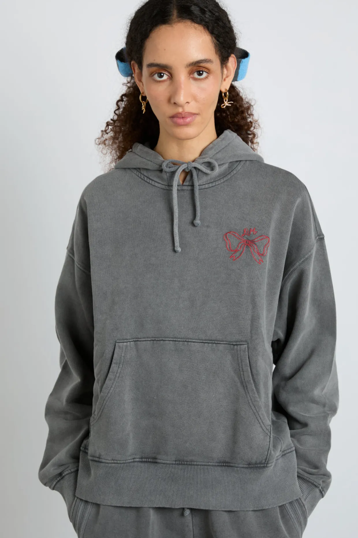 hayley hoodie - grey wash