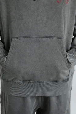 hayley hoodie - grey wash