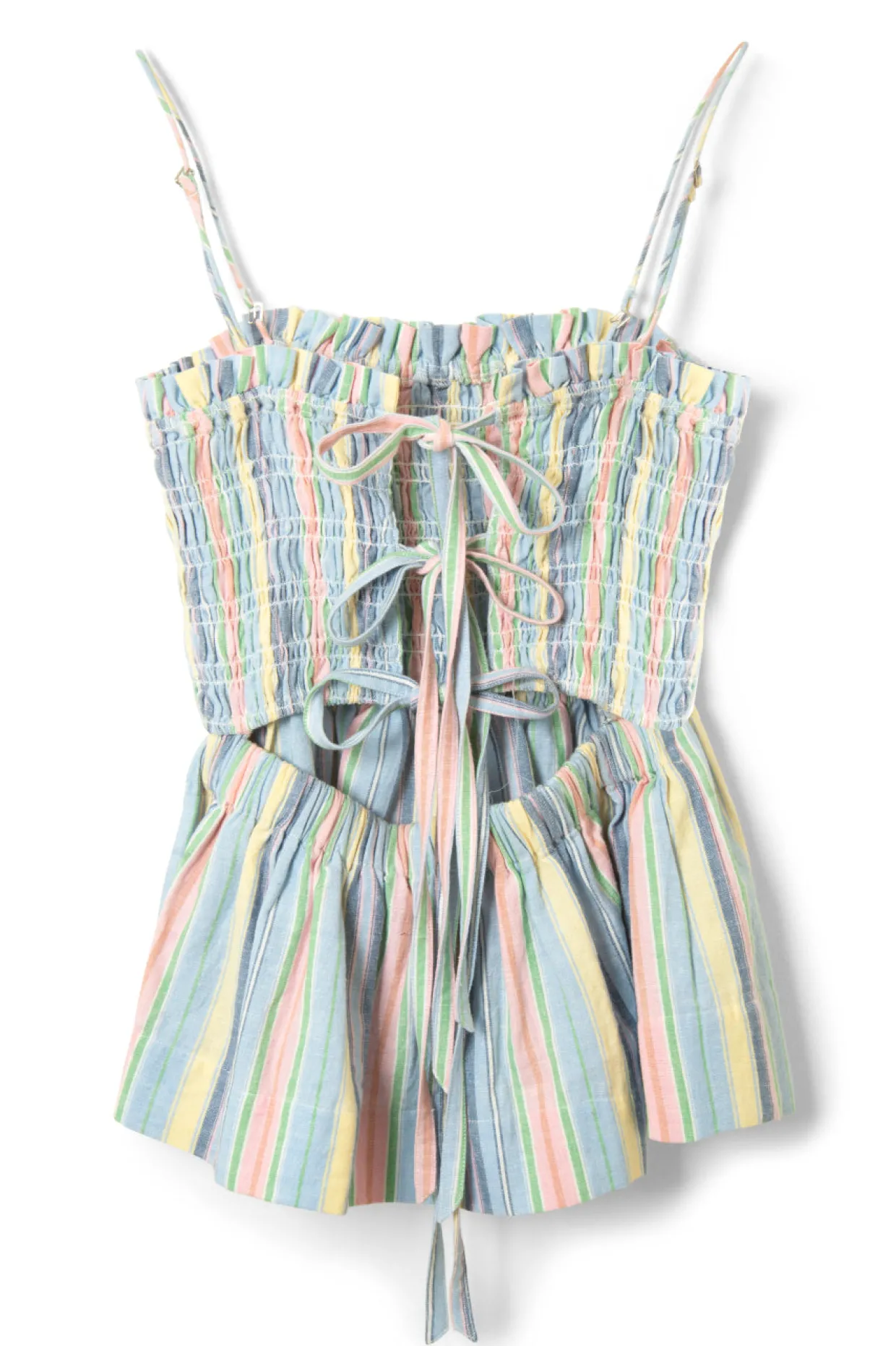 hope shirred cami - multi stripe