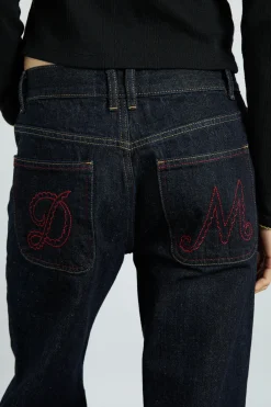 Italian selvedge sylvie jeans with turn up