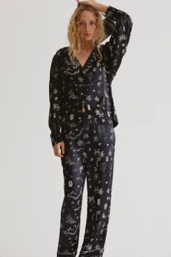 joni pants - symbol print