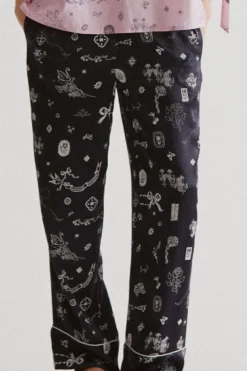joni pants - symbol print