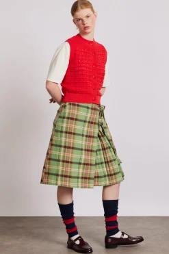 kat kilt - green check