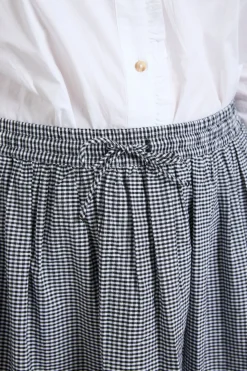 keeley midi skirt - black gingham