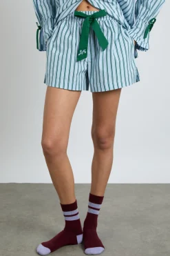 krissy pj boxer - blue stripe
