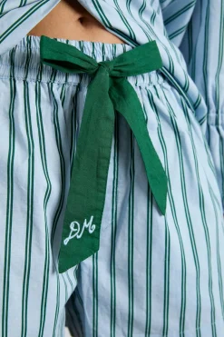 krissy pj boxer - blue stripe