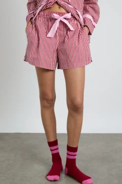 krissy pj boxer - red stripe