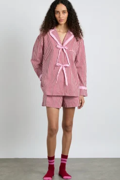 krissy pj boxer - red stripe