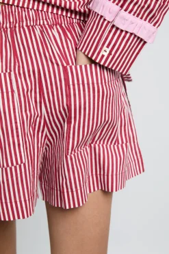 krissy pj boxer - red stripe