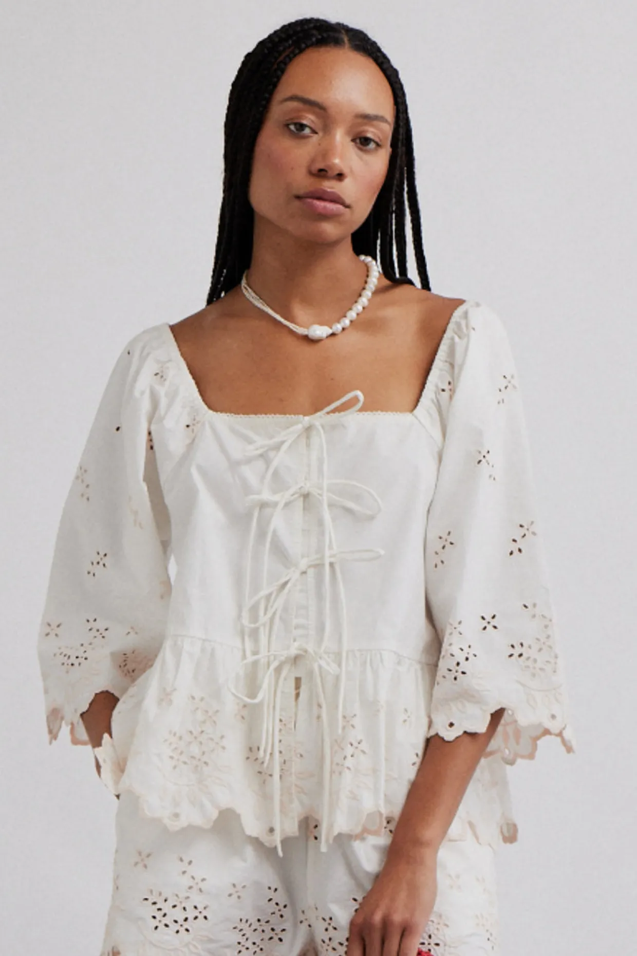 lana blouse - broderie
