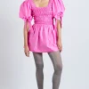 lauren mini dress- pink taffeta