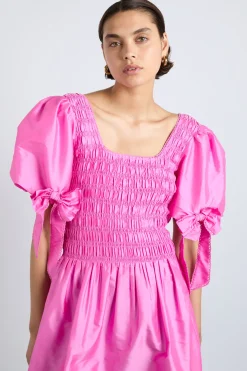 lauren mini dress- pink taffeta