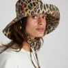 leopard print sunhat