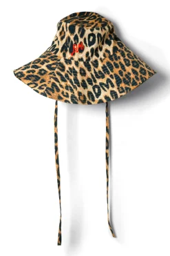 leopard print sunhat