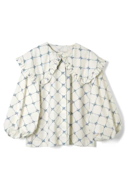 lola blouse - bow print