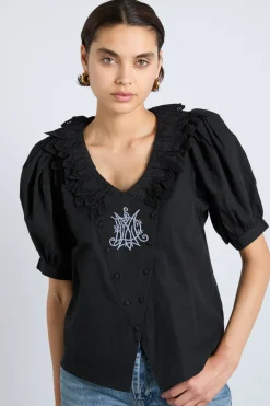 lottie blouse - black