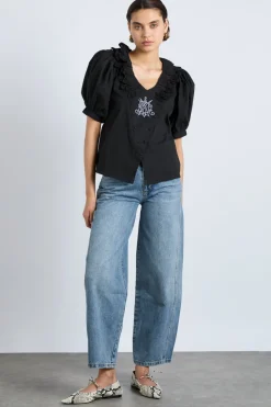 lottie blouse - black