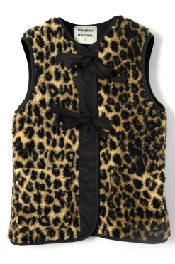 marta borg gilet - leopard
