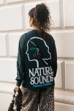 nature sounds long sleeve tee